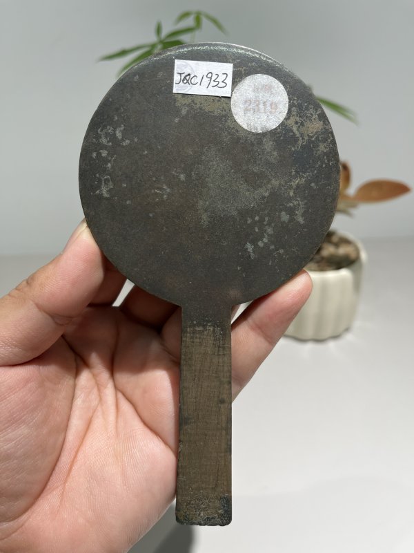 明 沉鱼落雁纹手柄镜 - 图6