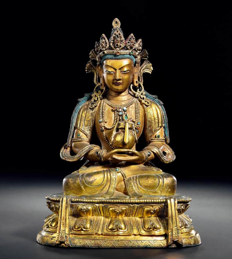 清康熙（1661-1722年） 无量寿佛像