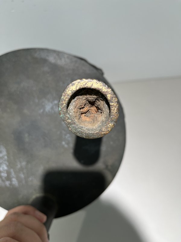 明 高浮雕梅枝纹冲天耳鼎式炉 - 图19