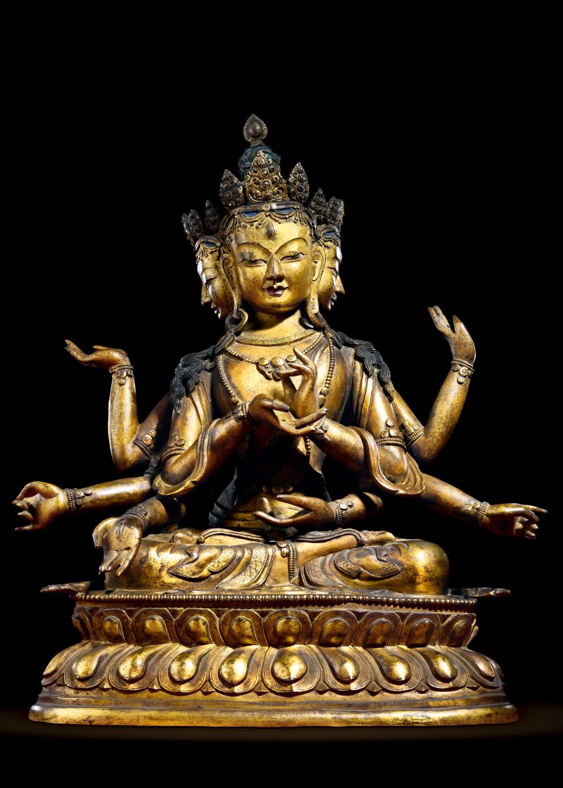 清乾隆（1736-1795年）尊胜佛母像