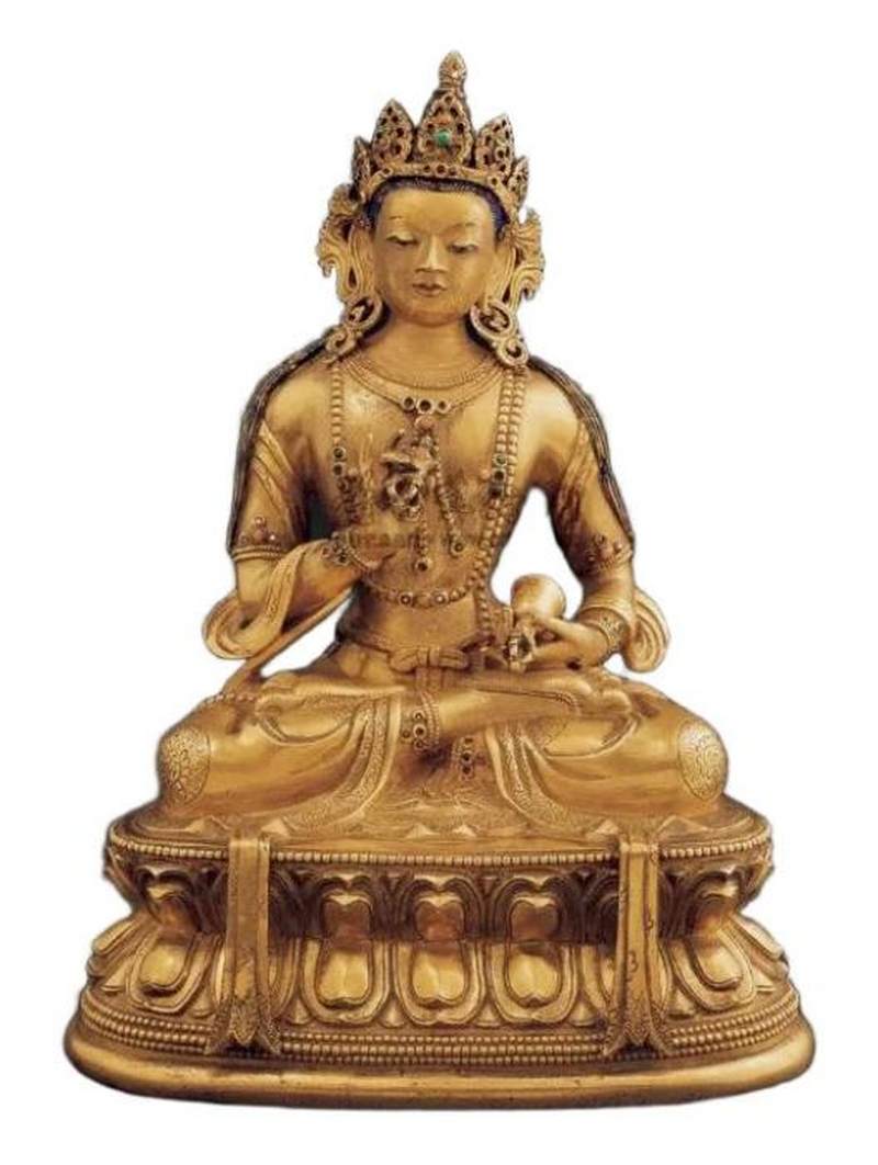 清乾隆（1736-1795年）金刚手菩萨像 - 图4