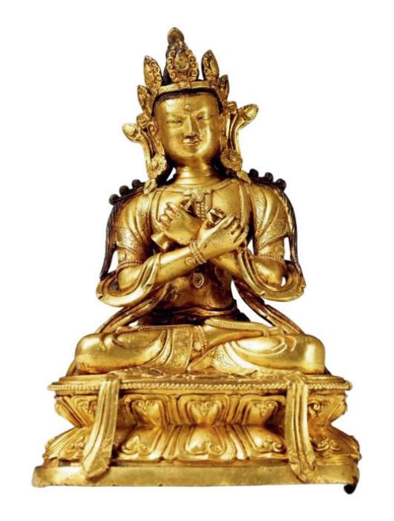 清乾隆（1736-1795年）金刚手菩萨像 - 图6