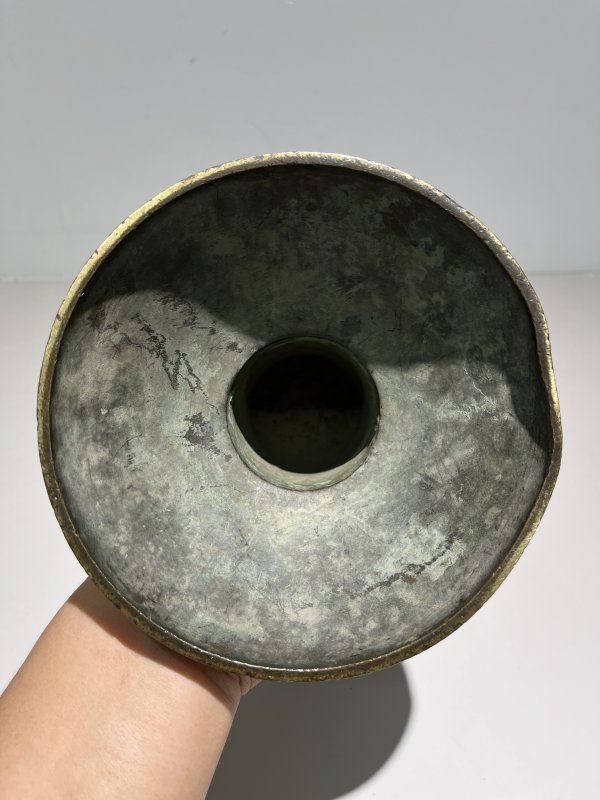 清乾隆 “大清乾隆年制”款铜云纹豆一对 - 图27