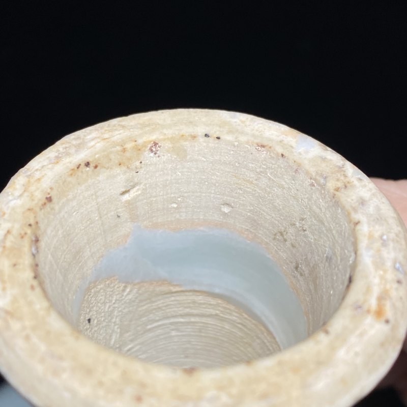 元 青花模印赶珠龙纹高足杯 - 图33