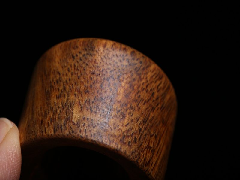 越南芽庄 野生树心 黄棋楠扳指｜收藏传承品 - 图20