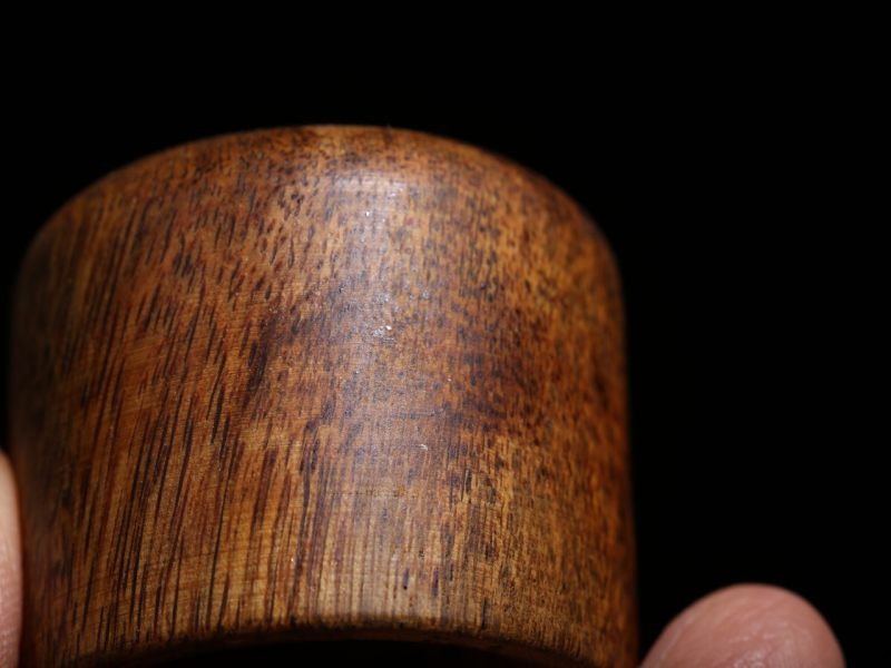 越南芽庄 野生树心 黄棋楠扳指｜收藏传承品 - 图22