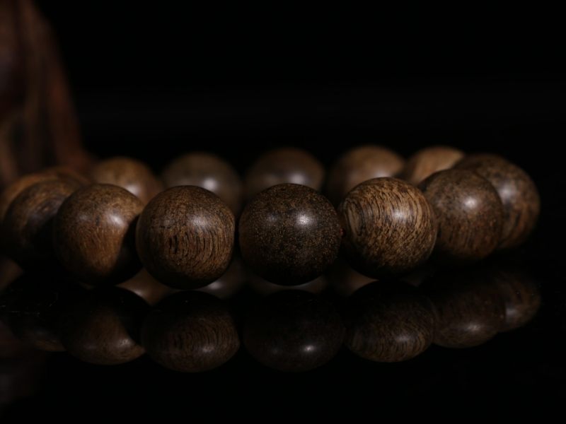 老星洲（莱特）野生树心沉香手串｜约9分多沉 - 图5