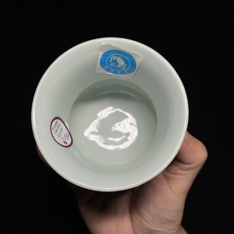 清道光 青花缠枝莲纹渣斗 - 图10