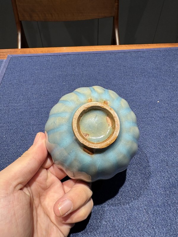 明 钧窑花口盏 - 图7