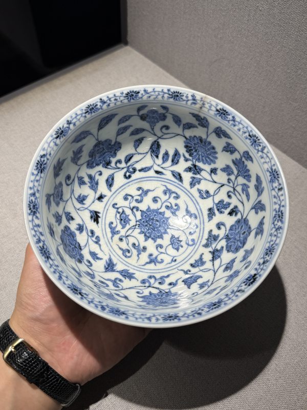 明永乐 内外青花缠枝莲纹碗 - 图4