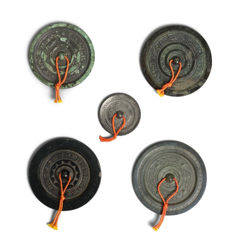 漢 銅鏡三面 | FIVE BRONZE MIRRORS