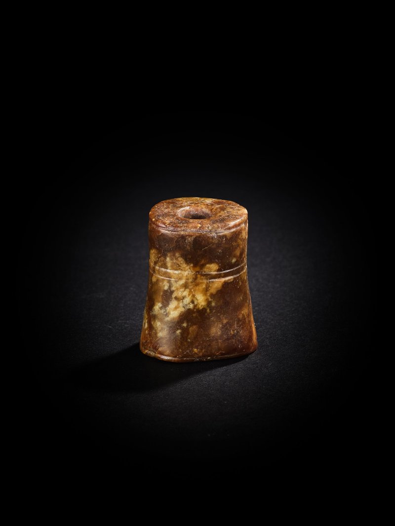 玉管 | A BROWN JADE BEAD - 图4