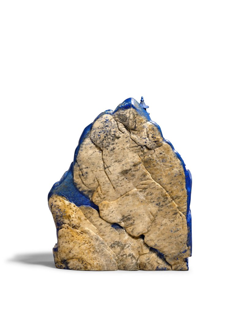二十世紀 青金石山子 | A LAPIS LAZULI BOULDER - 图10