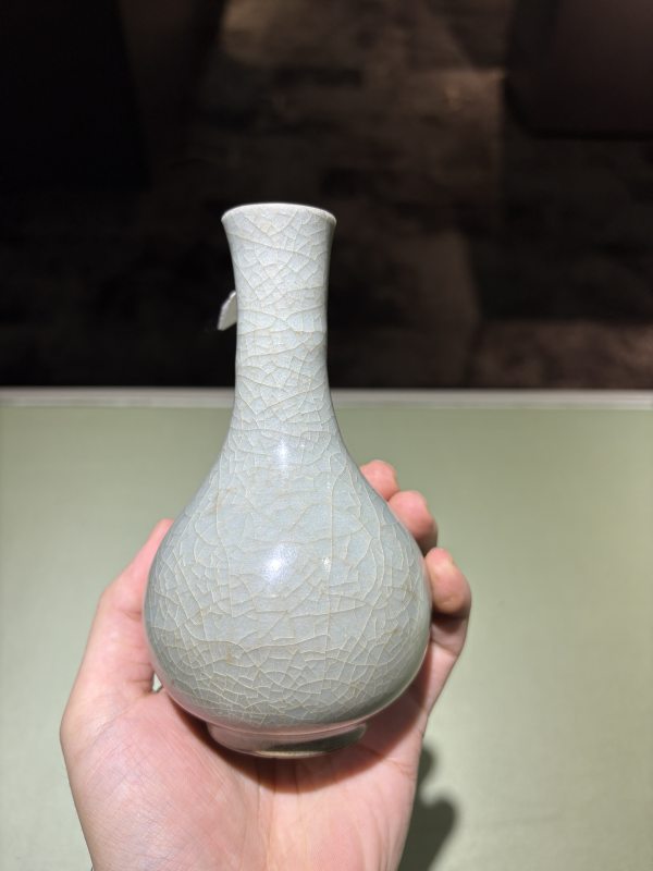 明 官釉小胆瓶 - 图6