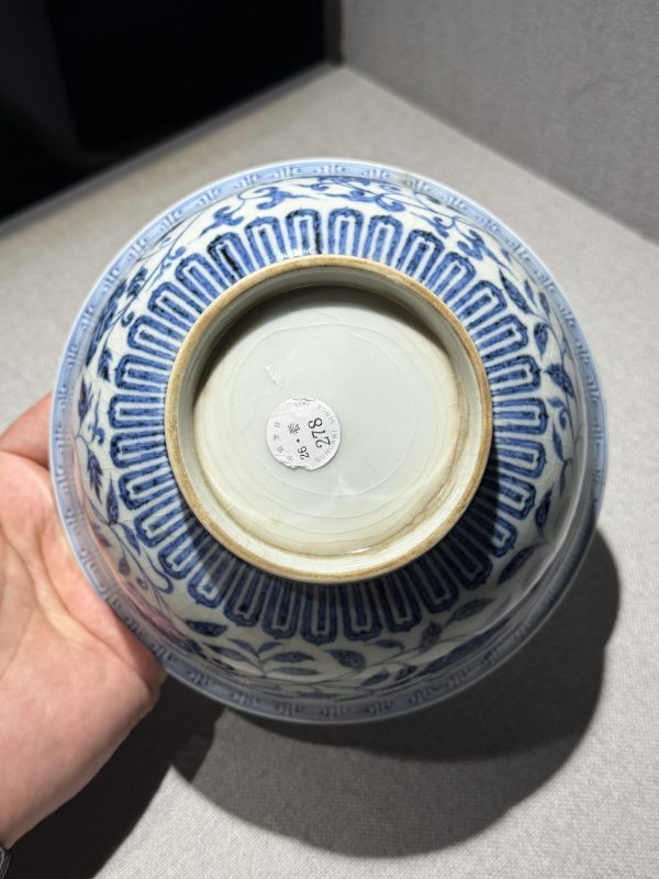 明永乐 内外青花缠枝莲纹碗 - 图11