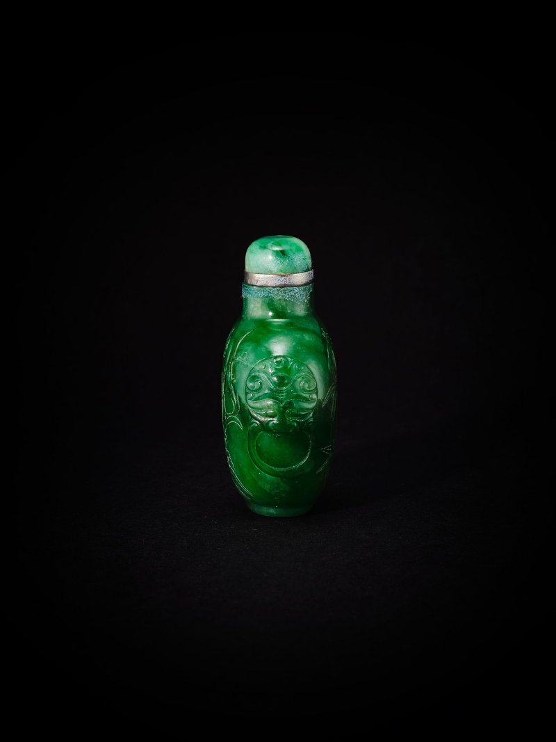 翡翠鼻煙壺 | A JADEITE SNUFF BOTTLE - 图4