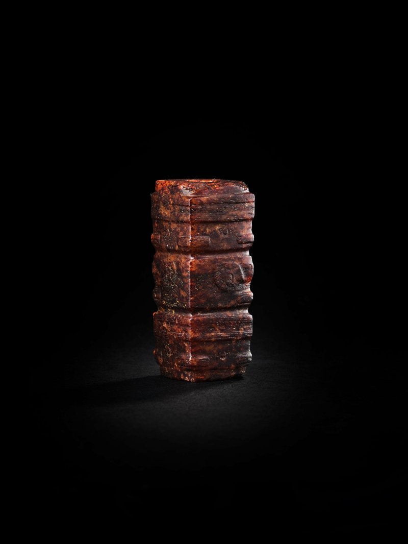 新石器時代　小玉琮 | A SMALL JADE CONG - 图4