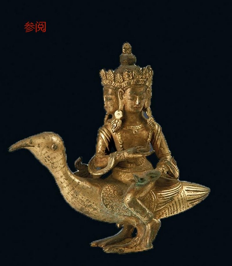 清乾隆（1736-1795年）大梵天像 - 图6