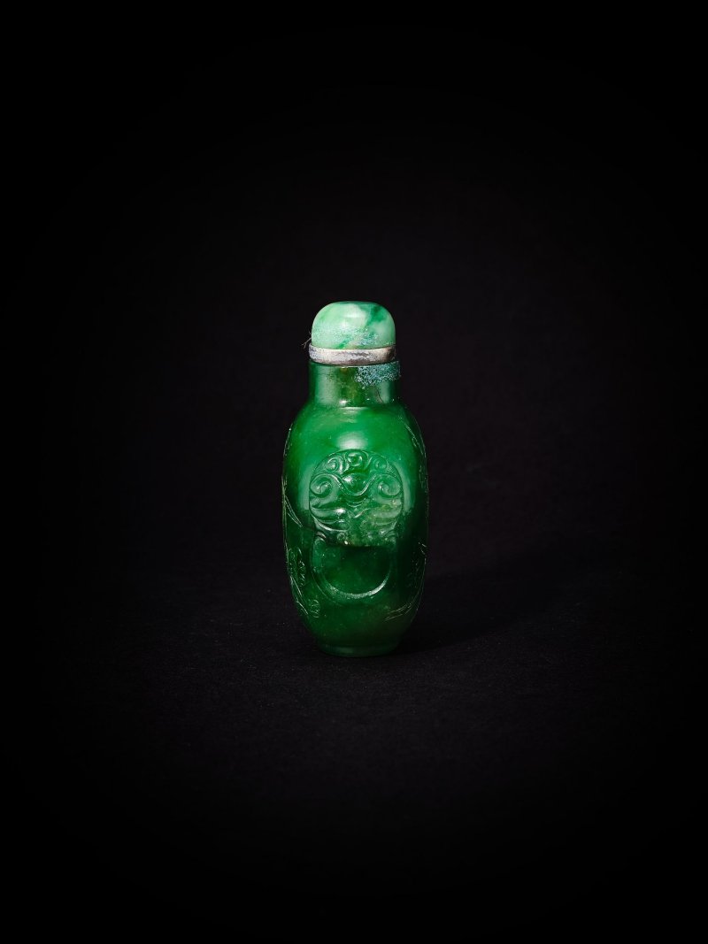 翡翠鼻煙壺 | A JADEITE SNUFF BOTTLE - 图6
