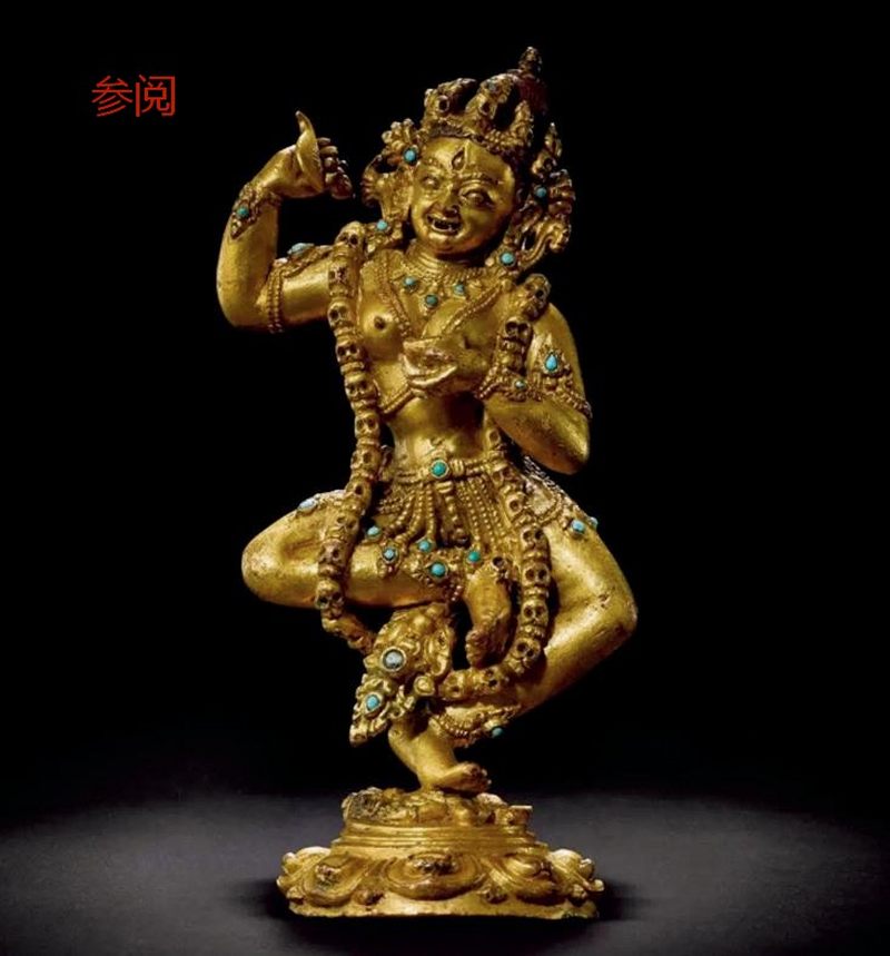 17世纪 金刚瑜伽母像 - 图3