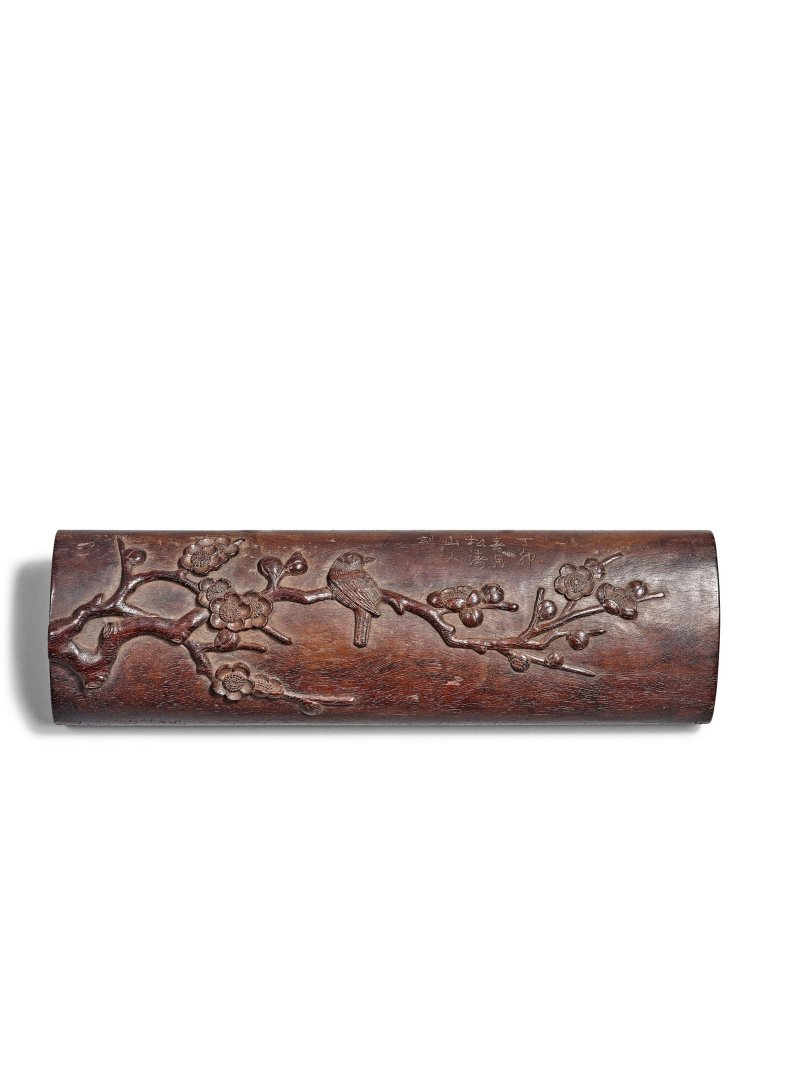十九/二十世紀 各式硬木文房器一組三件 | A GROUP OF THREE HARDWOOD SCHOLAR'S OBJECTS - 图8