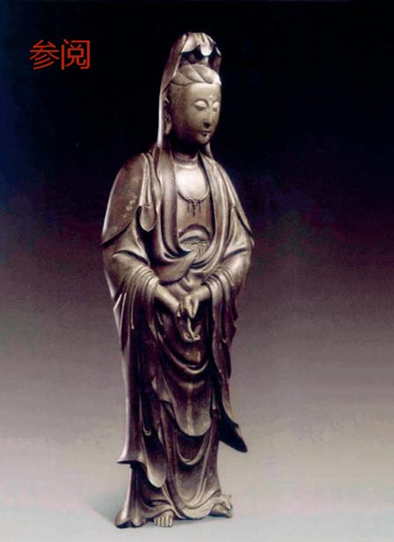 清早期 观音菩萨立像 - 图8
