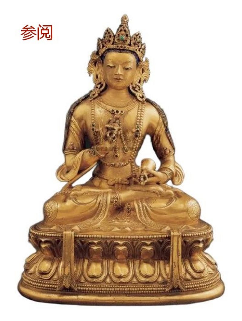 清乾隆（1736-1795年）金刚手菩萨像 - 图7