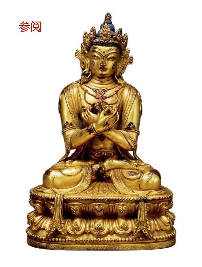 清乾隆（1736-1795年）金刚手菩萨像 - 图8