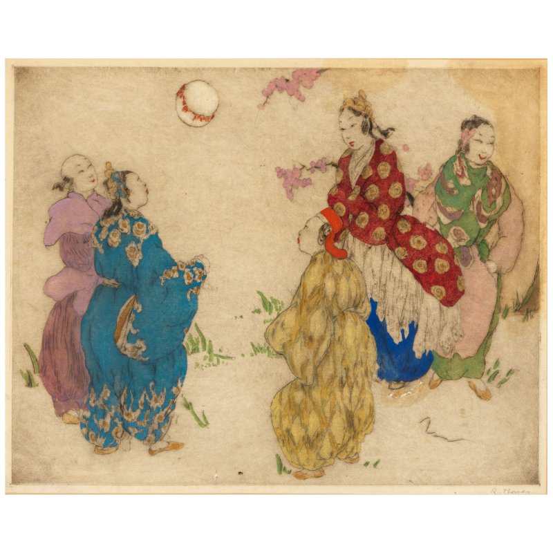 艾倫與西蒙·哈特曼伉儷珍藏 | NINE CHINESE AND ASIAN SUBJECT HAND-COLORED PRINTS - 图2