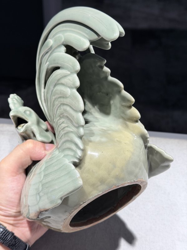 清乾隆 唐英制冬青釉大吉香薰 - 图10