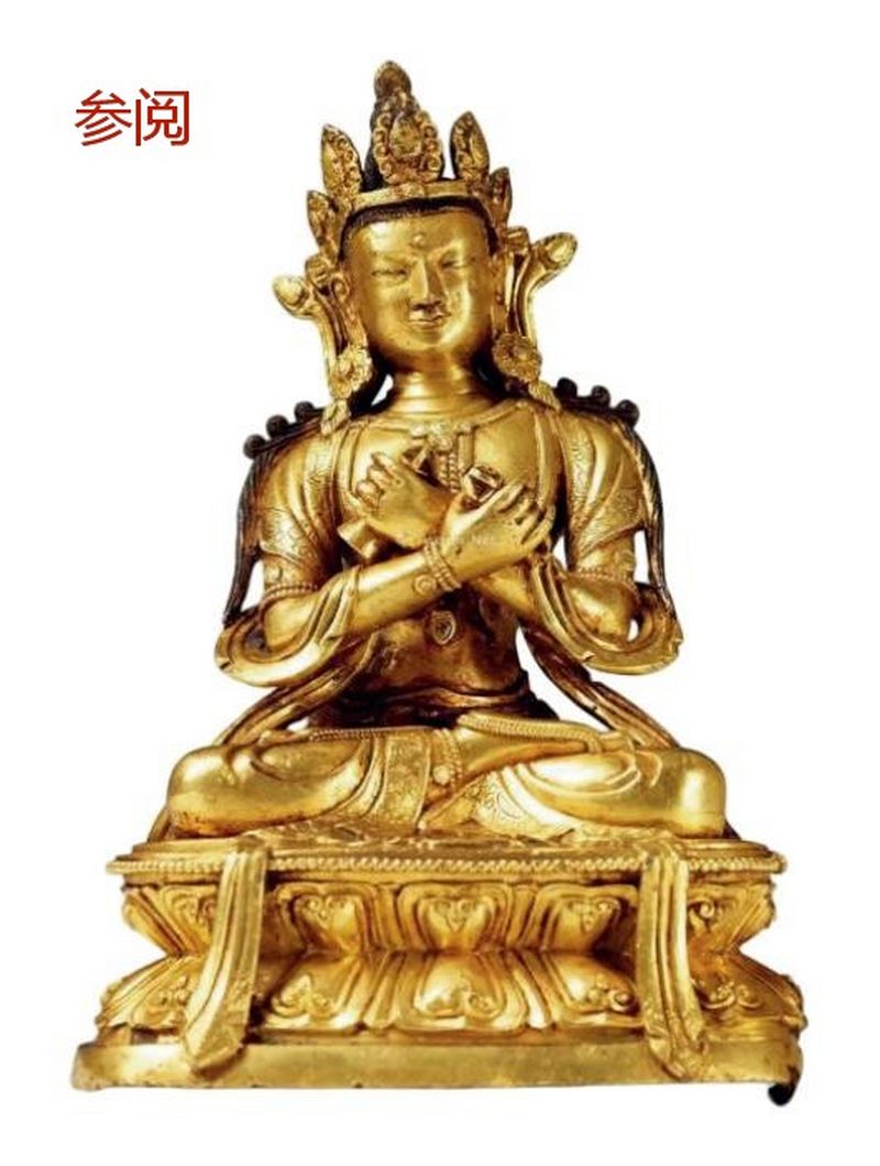 清乾隆（1736-1795年）金刚手菩萨像 - 图9