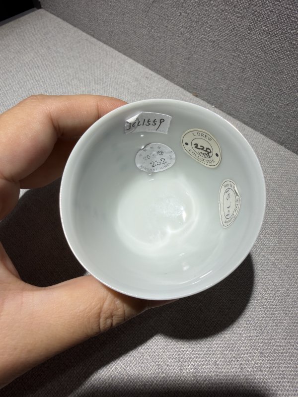 清康熙 青花五彩五月石榴纹花神杯 - 图10
