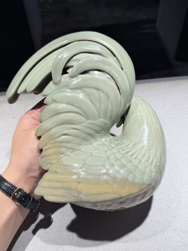 清乾隆 唐英制冬青釉大吉香薰 - 图11