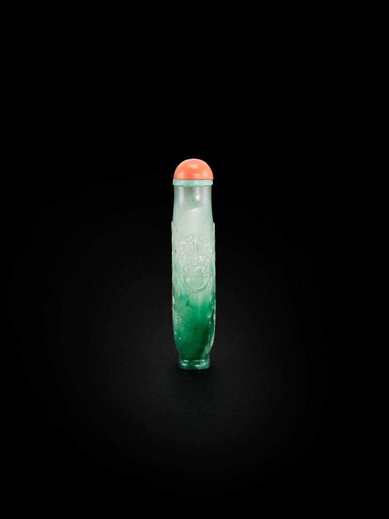 翡翠鼻煙壺 | A JADEITE SNUFF BOTTLE - 图3