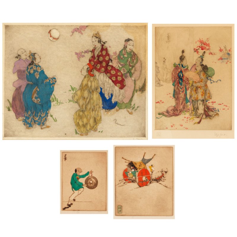 艾倫與西蒙·哈特曼伉儷珍藏 | NINE CHINESE AND ASIAN SUBJECT HAND-COLORED PRINTS - 图6