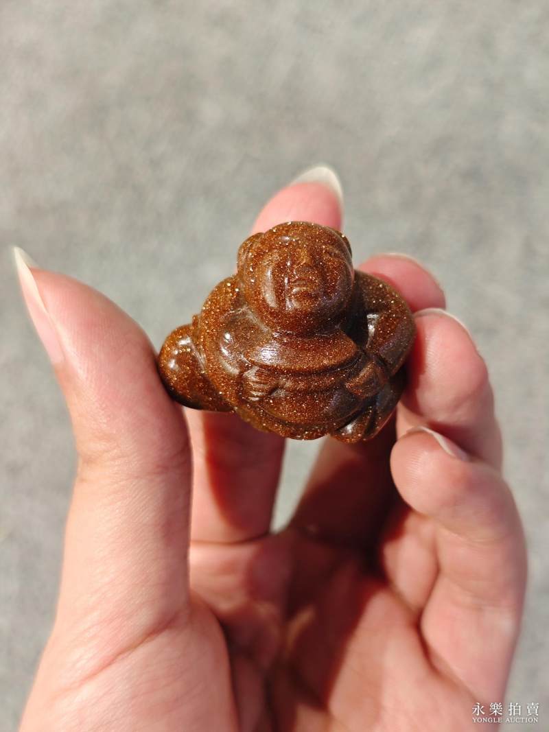 清乾隆 金星玻璃雕童子 - 图3