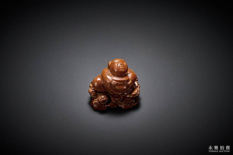 清乾隆 金星玻璃雕童子 - 图5