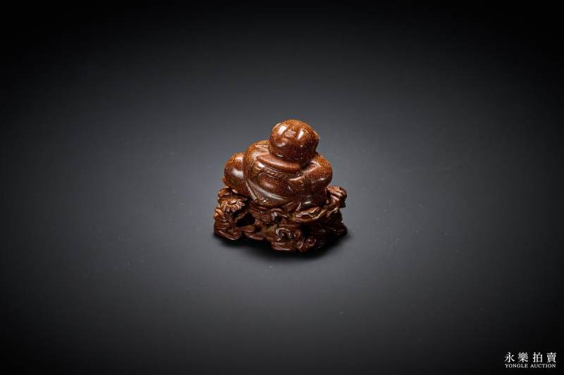 清乾隆 金星玻璃雕童子 - 图6