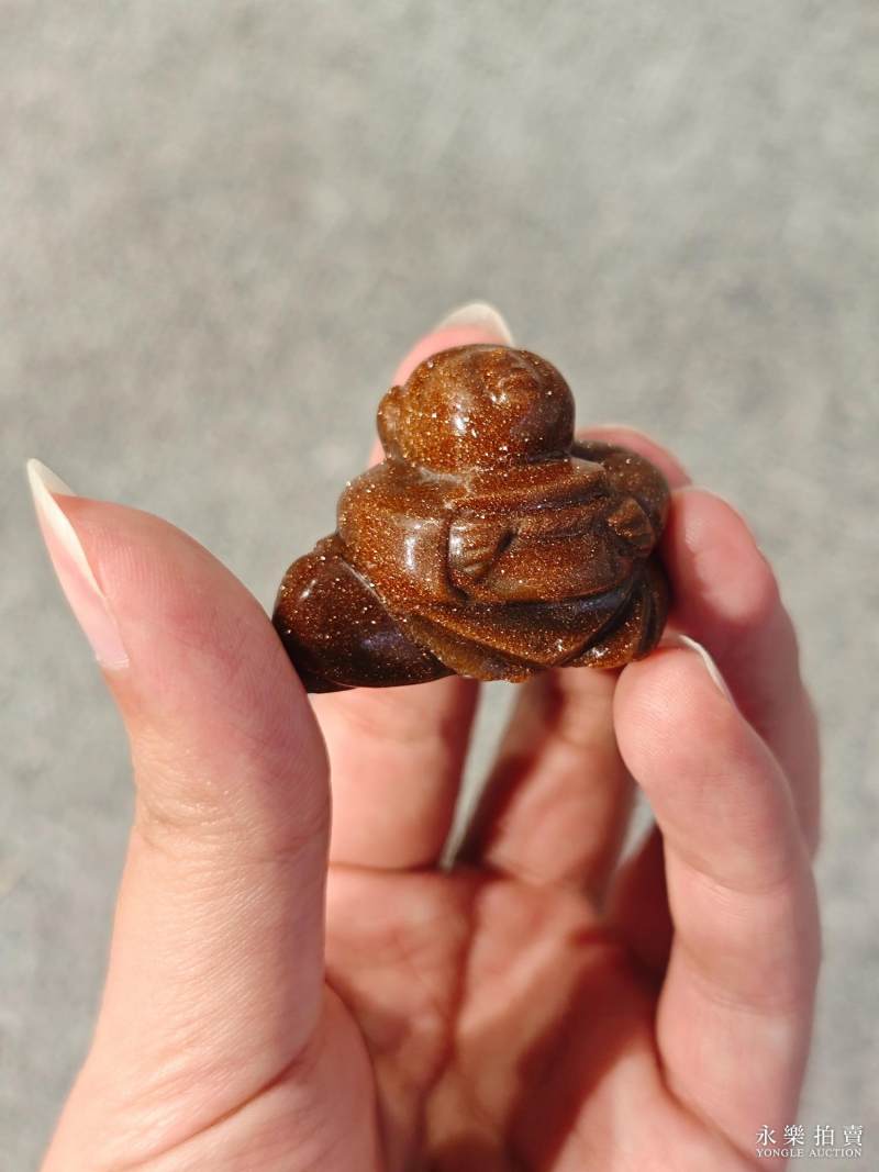 清乾隆 金星玻璃雕童子 - 图7