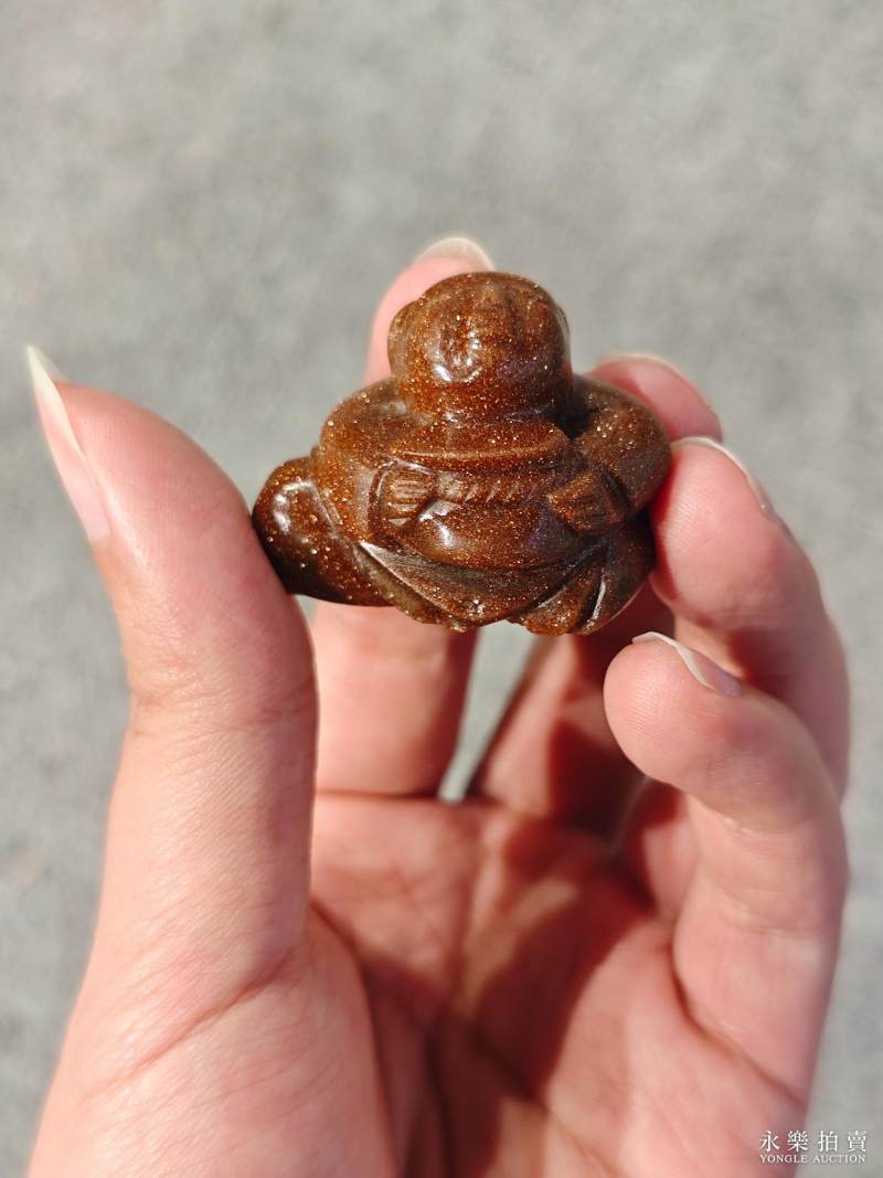 清乾隆 金星玻璃雕童子 - 图8