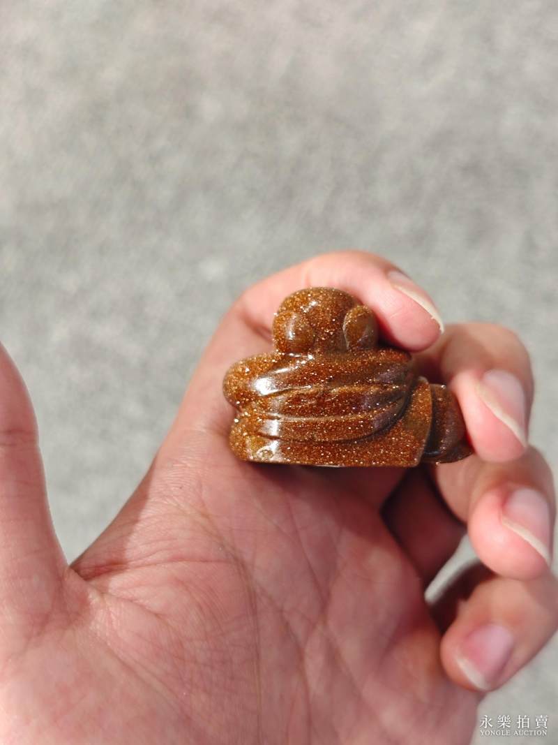 清乾隆 金星玻璃雕童子 - 图9