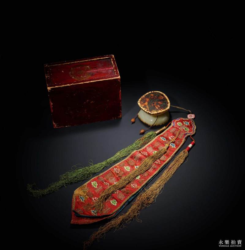 清乾隆 （宫廷）白玉鼗鼓 - 图3