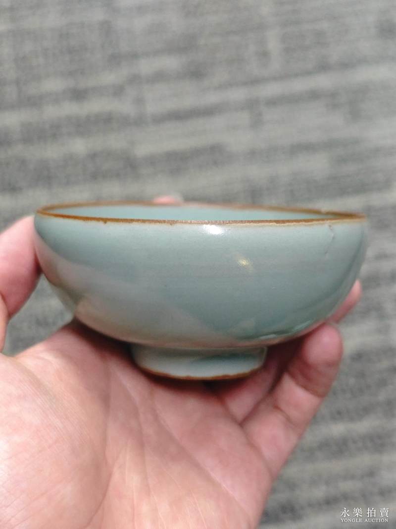 明 龙泉窑粉青釉杯 - 图4