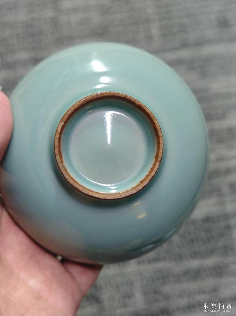 明 龙泉窑粉青釉杯 - 图6