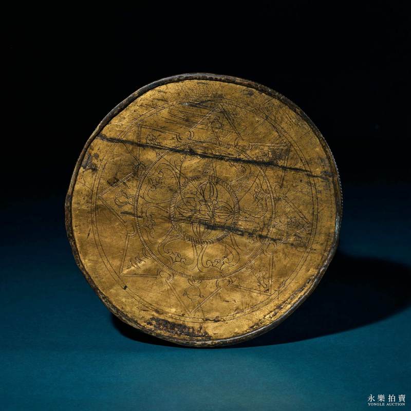 13世纪 （西藏）铜鎏金噶当塔 - 图2