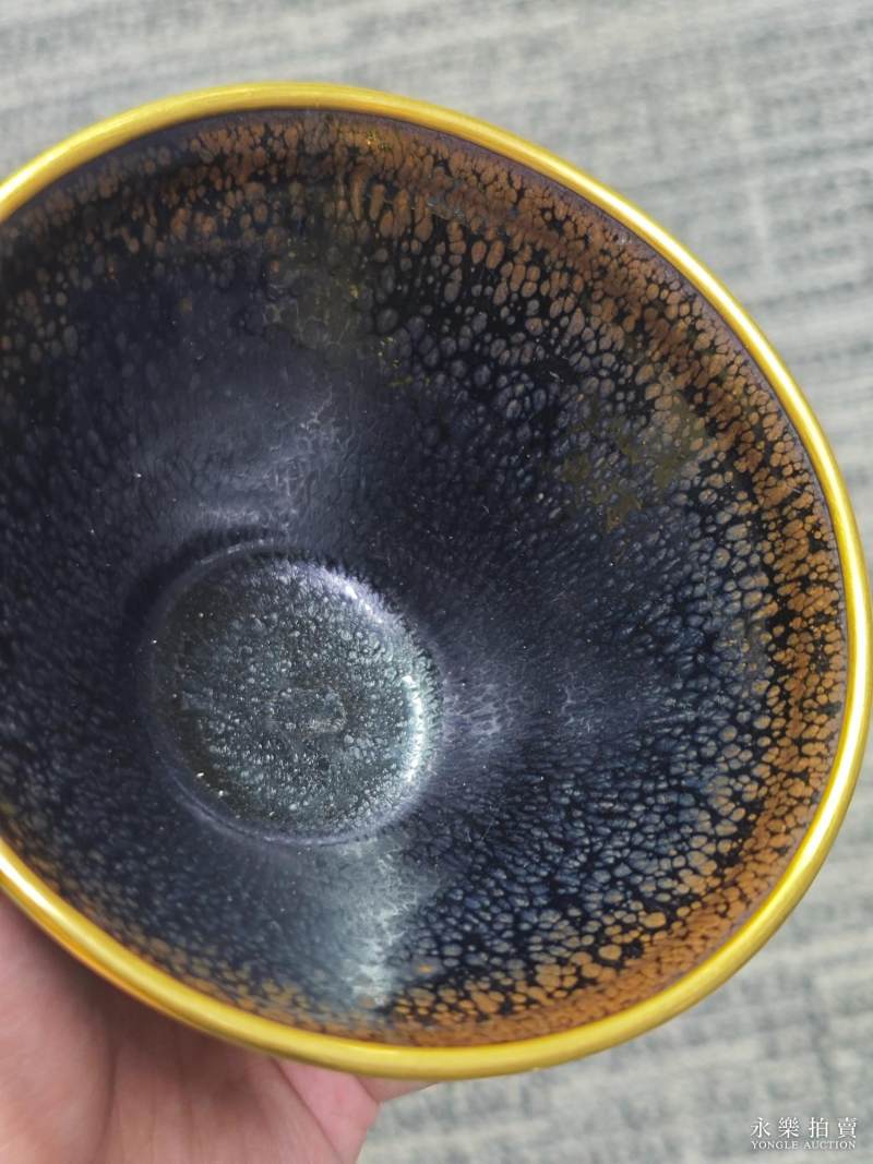 明 黑釉油滴盏 - 图8
