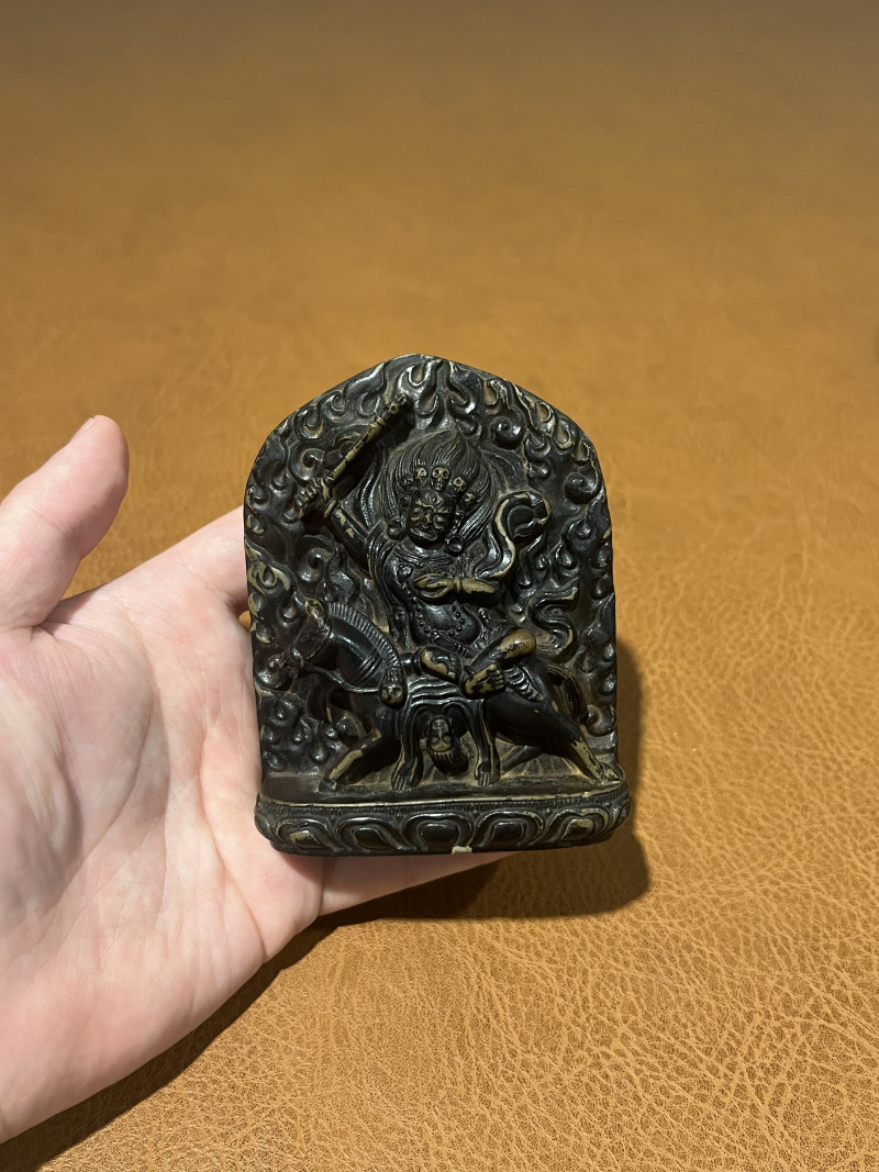 18世纪 黑石吉祥天母造像 - 图2
