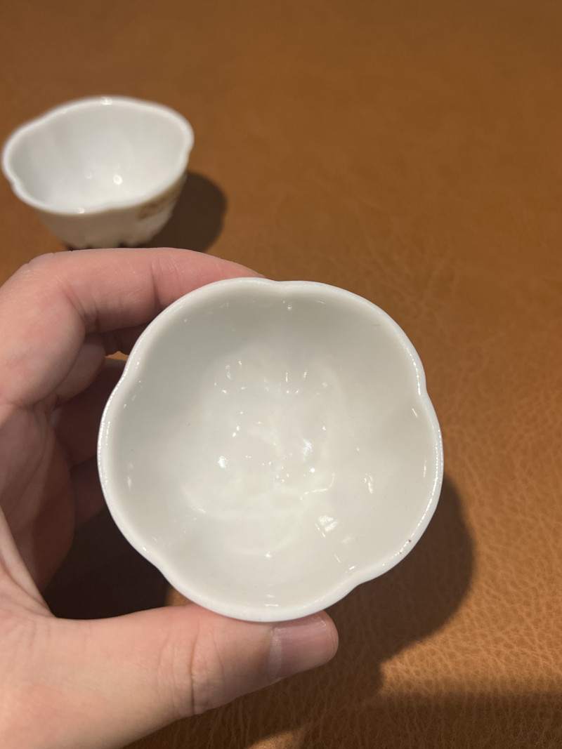 十七世纪 德化梅花杯一对 - 图4