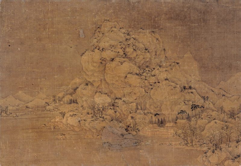 清 无款 山水绢本册页