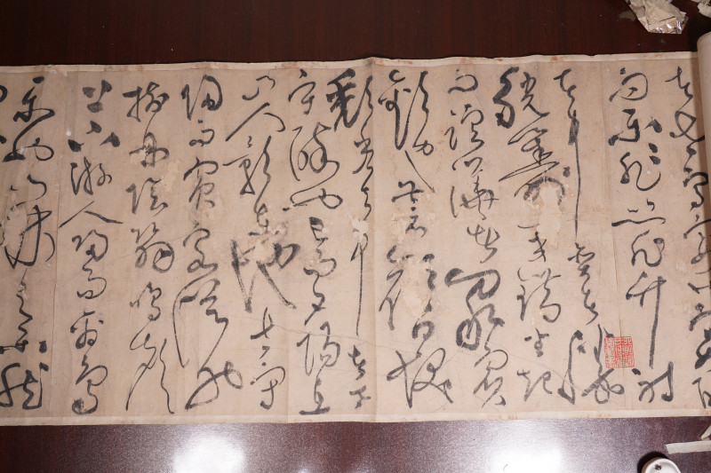 明 文台 《醉翁亭记》草书手卷 - 图4